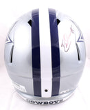 Drew Pearson/Roger Staubach/Tony Dorsett Signed Cowboys F/S Speed Helmet-Beckett W Hologram *Black Image 4