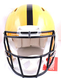Jack Lambert Autographed Pittsburgh Steelers F/S Gold Speed Authentic Helmet w/ HOF-Beckett W Hologram *Black Image 4