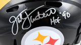 Jack Lambert Autographed Pittsburgh Steelers F/S 63-76 Speed Helmet w/ HOF-Beckett W Hologram *Silver Image 2