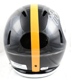 Jack Lambert Autographed Pittsburgh Steelers F/S 63-76 Speed Helmet w/ HOF-Beckett W Hologram *Silver Image 3