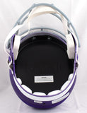 Justin Jefferson Autographed Minnesota Vikings F/S Tribute Speed Helmet-Beckett W Hologram *Silver Image 5