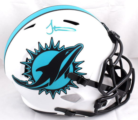 Tyreek Hill Autographed Miami Dolphins F/S Lunar Speed Helmet-Beckett W Hologram *Bold Image 1
