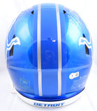 Calvin Johnson Autographed Detroit Lions F/S Flash Speed Authentic Helmet- Beckett W Hologram *White Image 3