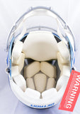Calvin Johnson Autographed Detroit Lions F/S Flash Speed Authentic Helmet- Beckett W Hologram *White Image 5