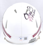 Charlie Ward Autographed Florida State White Speed Mini Helmet w/93 Heisman-Beckett W Hologram *Black Image 3