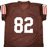 Ozzie Newsome Autographed Brown Pro Style Jersey w/HOF-Beckett W Hologram *Black *8 Image 3