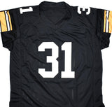 Donnie Shell Autographed Black Pro Style Jersey w/HOF-Beckett W Hologram *Black Image 3