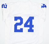 Lenny Moore Autographed White Pro Style Jersey w/HOF-Beckett W Hologram *Silver Image 3
