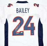 Champ Bailey Autographed White Pro Style Jersey w/HOF- Beckett W Hologram *Silver *2 Image 1
