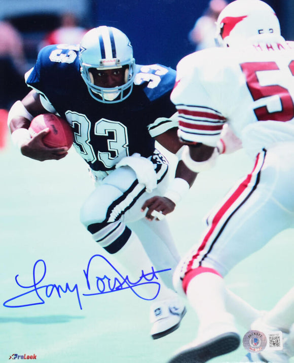 Tony Dorsett Autographed Dallas Cowboys 8x10 Running Photo-Beckett W Hologram *Blue Image 1