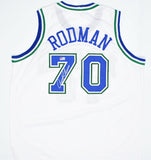 Dennis Rodman Autographed White Jersey - Beckett W Hologram *Silver Image 1