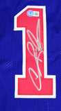 Dennis Rodman Autographed Blue Jersey - Beckett W Hologram *Silver Image 2