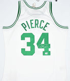 Paul Pierce Autographed Boston Celtics Mitchell & Ness White HWC Swingman Jersey - Fanatics *Silver Image 1
