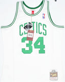 Paul Pierce Autographed Boston Celtics Mitchell & Ness White HWC Swingman Jersey - Fanatics *Silver Image 3