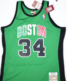 Paul Pierce Autographed Boston Celtics Mitchell & Ness Green HWC Swingman Jersey - Fanatics *Silver Image 3