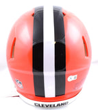 Ozzie Newsome Autographed Browns F/S Speed Authentic Helmet w/HOF - Beckett W Hologram *Black Image 3