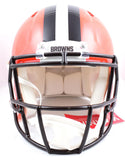 Ozzie Newsome Autographed Browns F/S Speed Authentic Helmet w/HOF - Beckett W Hologram *Black Image 4