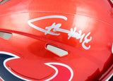 Christian Harris Autographed Houston Texans Alternate 2022 Speed Mini Helmet-Beckett W Hologram *Silver Image 2