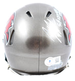 John Lynch Autographed Tampa Bay Buccaneers 97-13 Speed Mini Helmet w/SB Champs- Beckett W Hologram *White Image 3
