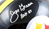 Joe Greene Autographed Pittsburgh Steelers F/S Helmet w/ HOF-Beckett W Hologram *Silver Image 2
