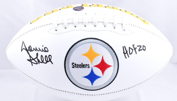 Donnie Shell Autographed Pittsburgh Steelers Logo Football w/HOF - Beckett W Hologram *Black Image 1