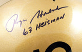 Roger Staubach Autographed Navy Midshipmen TK Helmet w/ Heisman - Beckett W Hologram *Black Image 2