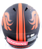 Champ Bailey Autographed Denver Broncos F/S Eclipse Speed Authentic Helmet w/HOF - Beckett W Hologram *Orange Image 3