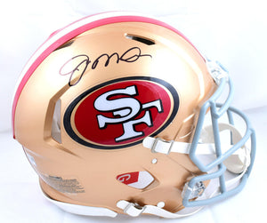 Joe Montana Autographed San Francisco 49ers F/S Speed Authentic Helmet - Fanatics *Black Image 1