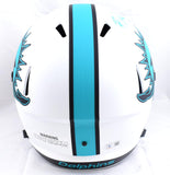 Raheem Mostert Autographed Miami Dolphins F/S Lunar Speed Helmet-Beckett W Hologram *Teal Image 3