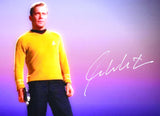 William Shatner Autographed Star Trek 16x20 Rock Photo - Beckett W Hologram *White Image 2