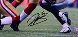 Patrick Willis Autographed San Francisco 49ers Tackle 16x20 Photo-Beckett W Hologram *Black Image 2