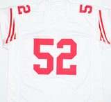 Patrick Willis Autographed White Pro Style Jersey- Beckett W Hologram *Silver Image 3