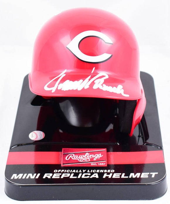 Johnny Bench Autographed Cincinnati Reds Mini Batting Helmet- Fanatics *White Image 1