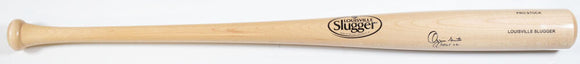 Ozzie Smith Autographed Blonde Louisville Slugger Baseball Bat w/ HOF - Fanatics *Black Image 1