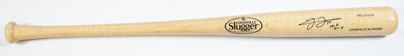 Frank Thomas Autographed Blonde Louisville Slugger Baseball Bat w/ HOF - Beckett W Hologram *Black Image 1