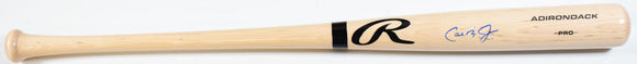Cal Ripken Jr. Autographed Blonde Rawlings Pro Baseball Bat - Fanatics *Blue Image 1