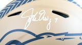 John Elway Autographed Denver Broncos F/S Salute to Service 2023 Speed Authentic Helmet-Beckett W Hologram *White Image 2