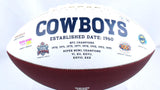Brandon Aubrey Autographed Dallas Cowboys Logo Football-Beckett W Hologram *Black Image 3