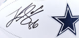 Luke Schoonmaker Autographed Dallas Cowboys Logo Football-Beckett W Hologram *Black Image 2