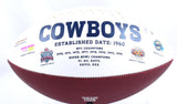 Luke Schoonmaker Autographed Dallas Cowboys Logo Football-Beckett W Hologram *Black Image 3