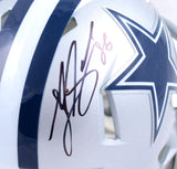 Luke Schoonmaker Autographed Dallas Cowboys Speed Mini Helmet - Beckett W Hologram *Black *thin Image 2