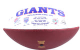 Phil Simms Autographed New York Giants Logo Football w/ SB MVP- Beckett W Hologram *Black Image 4