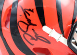 Boomer Esiason Autographed Cincinnati Bengals Speed Mini Helmet-Beckett W Hologram *Black Image 2