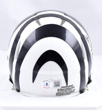 Boomer Esiason Autographed Cincinnati Bengals Alternate 2022 Speed Mini Helmet-Beckett W Hologram *Black Image 3