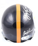 Ham Lambert Russell Autographed Pittsburgh Steelers 63-76 Mini Helmet-Beckett W Hologram *Silver Image 3