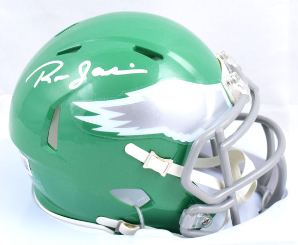 Ron Jaworski Autographed Philadelphia Eagles Alternate 2023 Speed Mini Helmet- Beckett W Hologram *White Image 1