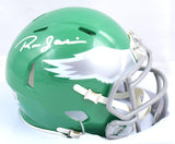 Ron Jaworski Autographed Philadelphia Eagles Alternate 2023 Speed Mini Helmet- Beckett W Hologram *White Image 1