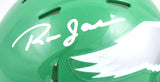Ron Jaworski Autographed Philadelphia Eagles Alternate 2023 Speed Mini Helmet- Beckett W Hologram *White Image 2