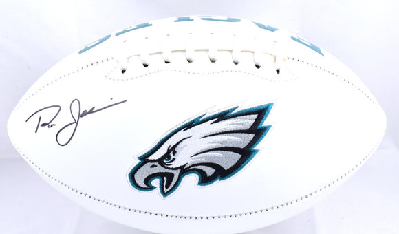Ron Jaworski Autographed Philadelphia Eagles Logo Football- Beckett W Hologram *Black Image 1