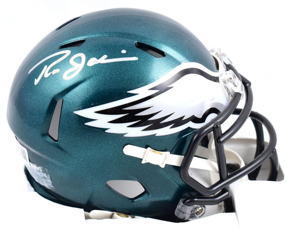 Ron Jaworski Autographed Philadelphia Eagles Speed Mini Helmet- Beckett W Hologram *Silver Image 1